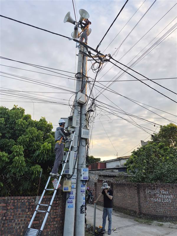 XÃ THÁI TÂN ĐẦU TƯ HỆ THỐNG TRUYỀN THANH THÔNG MINH