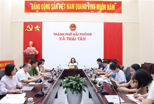 BAN THƯỜNG VỤ ĐẢNG ỦY XÃ THÁI TÂN ĐÁNH GIÁ KẾT QUẢ THÁNG 9, TRIỂN KHAI NHIỆM VỤ TRỌNG TÂM THÁNG 10