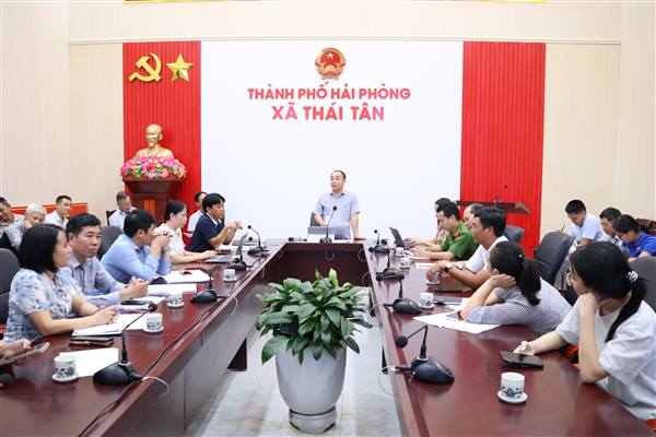 Xã Thái Tân khẩn trương rà soát, chuẩn bị khám sức khỏe miễn phí cho nhân dân