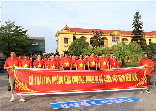 THÁI TÂN SÔI NỔI HƯỞNG ỨNG CHƯƠNG TRÌNH ĐI BỘ “CÙNG VIỆT NAM TIẾN BƯỚC” NĂM 2026