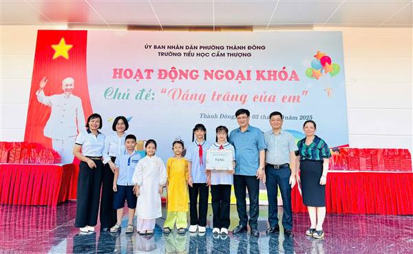 Phường Thành Đông lan toả tết trung thu đến các em học sinh