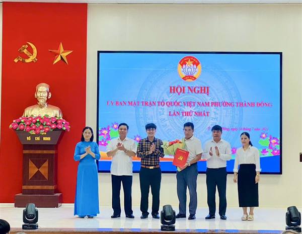 HỘI NGHỊ LẦN THỨ NHẤT ỦY BAN MTTQ VIỆT NAM PHƯỜNG THÀNH ĐÔNG 
