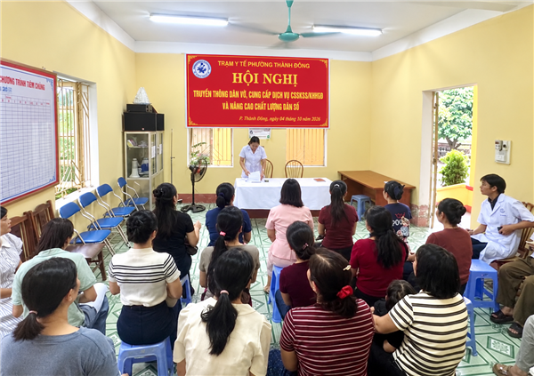 Phường Thành Đông: Khám, chăm sóc sức khỏe sinh sản miễn phí cho người dân