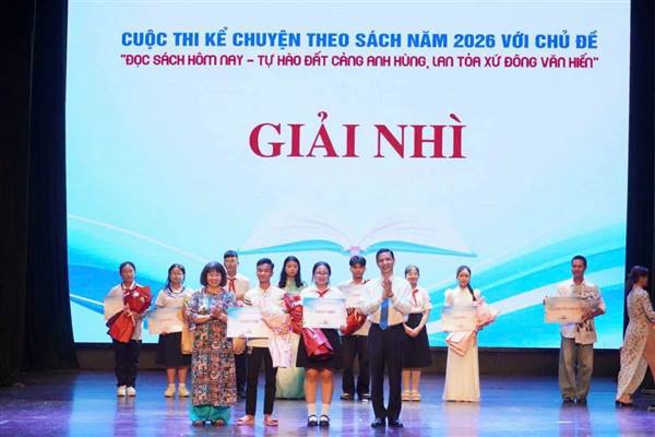 Trường THCS Thành Đông đạt Giải Nhì chung khảo cuộc thi "Kể chuyện theo sách năm 2026"