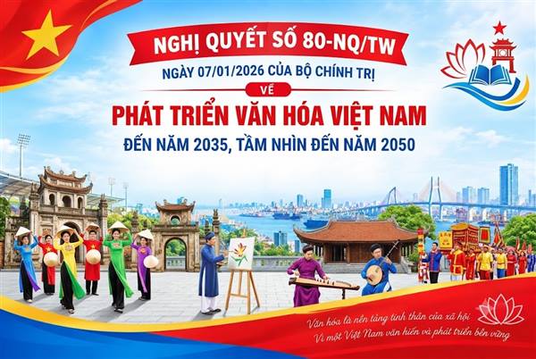 Nghị quyết số 80-NQ/TW ngày 07/01/2026 của Bộ Chính trị về phát triển văn hóa Việt Nam