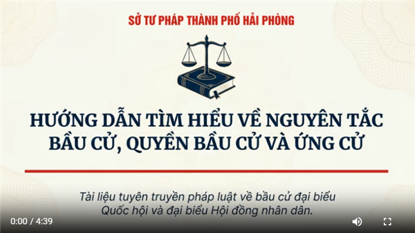 Hướng dẫn tìm hiểu về nguyên tắc bầu cử, quyền bầu cử và ứng cử
