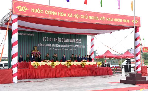 Những hình ảnh tại Lễ giao quân năm 2026