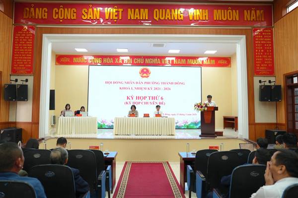HĐND phường Thành Đông tổ chức Kỳ họp thứ 6 (Kỳ họp chuyên đề)