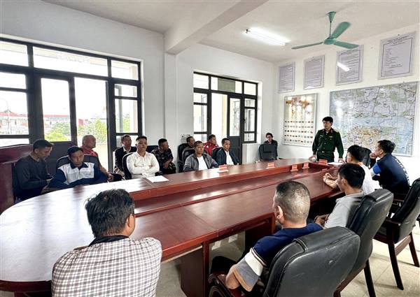 Ban Chỉ huy Quân sự phường Thành Đông tổ chức họp Dân quân tự vệ