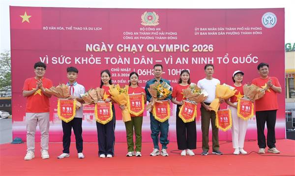 Phường Thành Đông lan tỏa tinh thần Khỏe - Đẹp từ ngày chạt Olympic năm 2026
