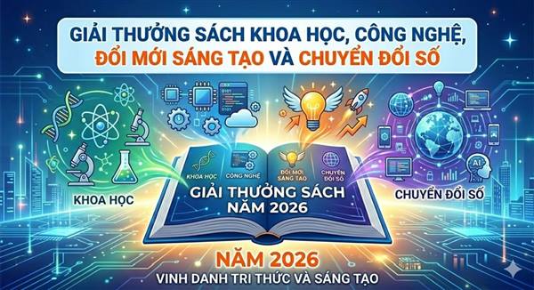 Phát động Giải thưởng Sách khoa học, công nghệ, đổi mới sáng tạo và chuyển đổi số năm 2026