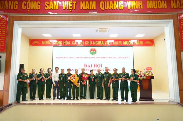 Hội truyền thống trường sơn - Đường Hồ Chí Minh phường Thành Đông tổ chức Đại hội lần thứ I, nhiệm kỳ 2025 - 2030