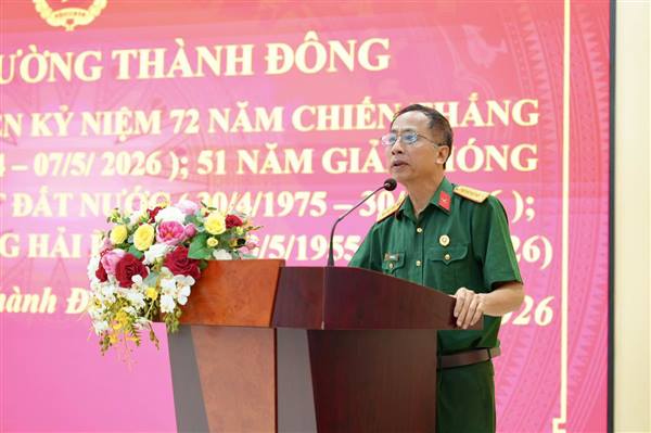 Hội Cựu Chiến binh phường Thành Đông tổ chức Hội nghị tuyên truyền kỷ niệm các ngày lễ lớn của Dân tộc và Thành phố