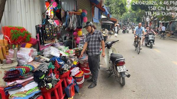 Phường Thành Đông ra quân chấn chỉnh trật tự đô thị