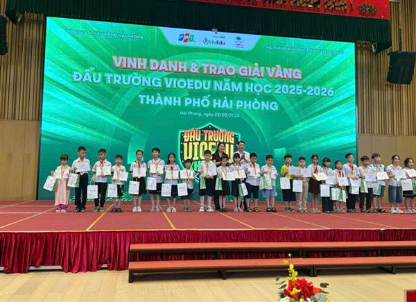 Từ mái trường Tiểu học Nguyễn Trãi đến sân khấu vinh danh VIOEDU - Hành trình toả sáng của cô học trò nhỏ Phạm Gia Hân 