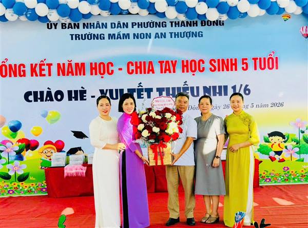 Trường Mầm non An Thượng tổ chức Tổng kết năm học 2025 - 2026 và vui Tết thiếu nhi 1/6