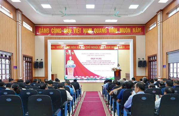 Đảng ủy phường Thành Đông tổ chức hội nghị sơ kết 01 năm thực hiện sắp xếp đơn vị hành chính các cấp và hoạt động của chính quyền địa phương 02 cấp