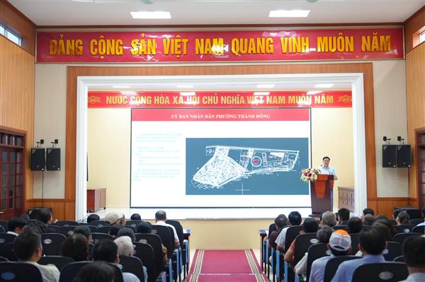 Phường Thành Đông tổ chức hội nghị về công tác sắp xếp hoạt động các tổ dân phố và chế độ chính sách đối với người hoạt động không chuyên trách ở thôn, tổ dân phố.
