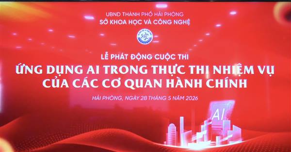 Phường Thành Đông tham gia hội nghị phát động Cuộc thi "Ứng dụng AI trong thực thi nhiệm vụ của các cơ quan hành chính trên địa bàn thành phố năm 2026."