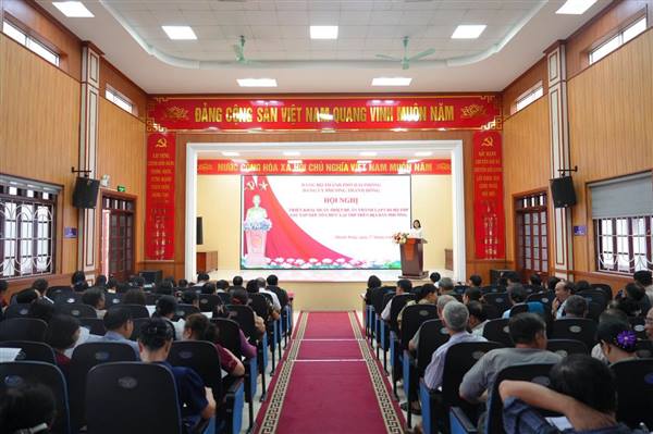 Đảng ủy phường Thành Đông triển khai, quán triệt đề án thành lập các Chi bộ tổ dân phố sau sắp xếp