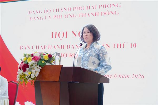 Đảng ủy phường Thành Đông tổ chức hội nghị Ban Chấp hành Đảng bộ phường lần thứ 10