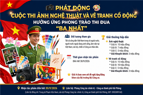 Phát động Cuộc thi Ảnh nghệ thuật và Vẽ tranh cổ động hưởng ứng phong trào thi đua "Ba Nhất"