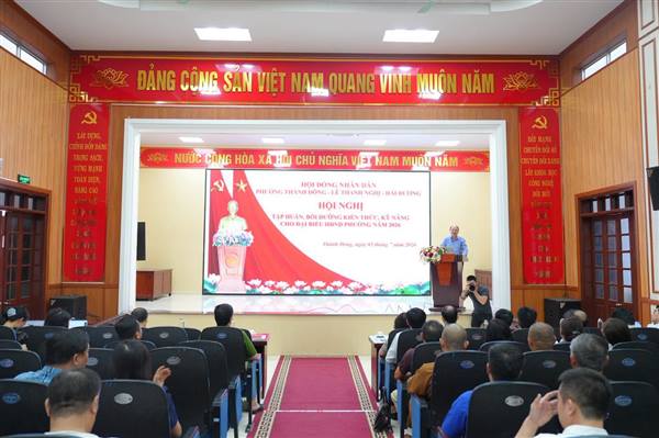 Hội nghị tập huấn đại biểu Hội đồng nhân dân năm 2026