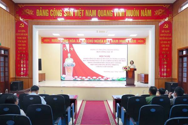 Ban Công tác 35 phường Thành Đông sơ kết công tác bảo vệ nền tảng tư tưởng của Đảng 6 tháng đầu năm 2026