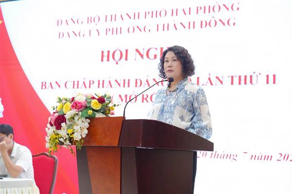 Ban Chấp hành Đảng bộ phường Thành Đông tổ chức Hội nghị lần thứ 11, nhiệm kỳ 2025 - 2030