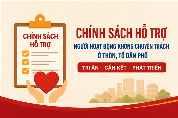 Hải Phòng ban hành chính sách hỗ trợ người hoạt động không chuyên trách thôn, tổ dân phố nghỉ ngay kể từ khi kiện toàn, cơ cấu lại để nâng cao
chất lượng đội ngũ ở thôn, tổ dân phố trên địa bàn thành phố Hải Phòng