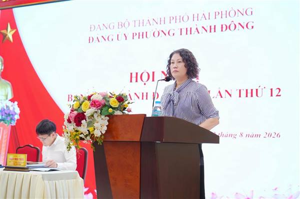 Ban Chấp hành Đảng bộ phường Thành Đông tổ chức phiên họp 12, nhiệm kỳ 2025 - 2030