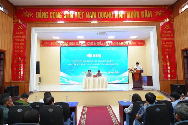 Phường Thành Đông – đối thoại cùng doanh nghiệp, hợp tác xã, hộ kinh doanh