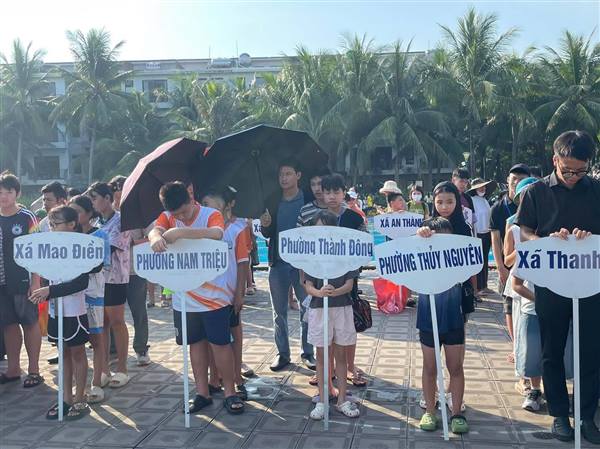 Phường Thành Đông tham gia giải bơi thiếu niên, nhi đồng thành phố Hải Phòng năm 2026