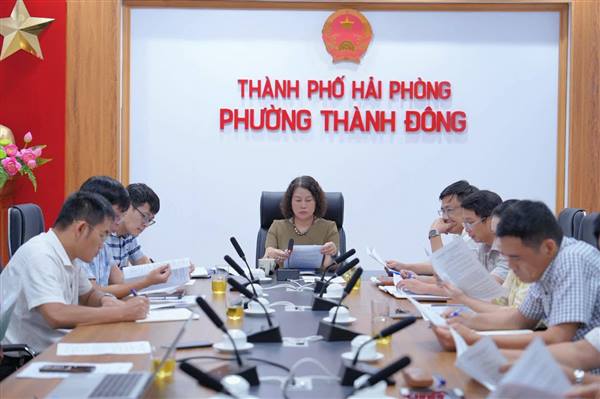 Hội nghị liên tịch thống nhất nội dung, chương trình kỳ họp thứ 4 HĐND phường Thành Đông