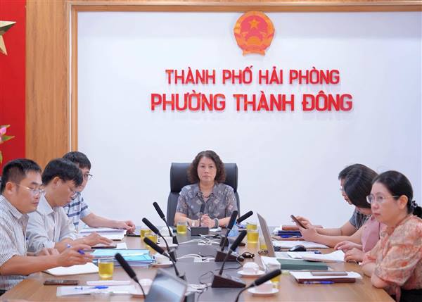 Đảng ủy phường Thành Đông tổ chức phiên họp Ban Chấp hành lần thứ 13, nhiệm kỳ 2025–2030