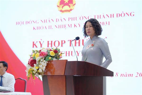 Hội đồng nhân dân phường Thành Đông tổ chức Kỳ họp thứ 4, Khóa II