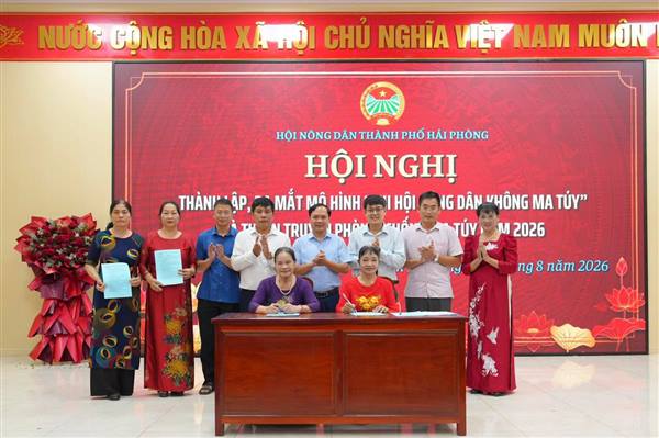 Phường Thành Đông ra mắt mô hình điểm" Chi hội Nông dân không ma túy"