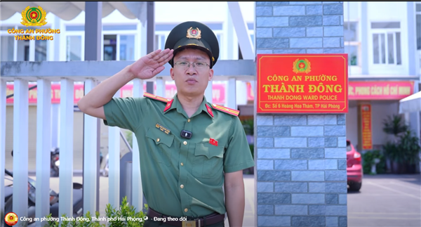 Công an phường Thành Đông tuyên truyền, phổ biến pháp luật