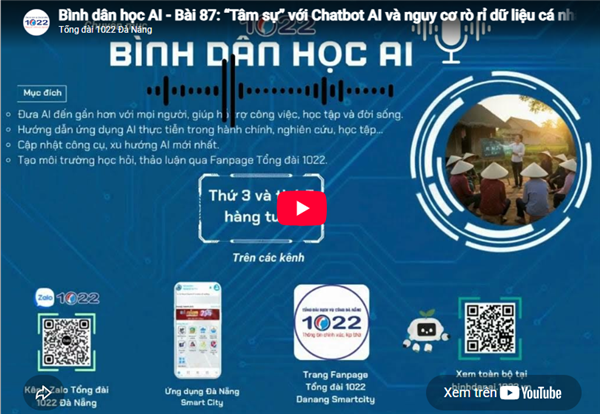 Báo động: Thói quen “tâm sự” với Chatbot AI và nguy cơ rò rỉ dữ liệu cá nhân nghiêm trọng
