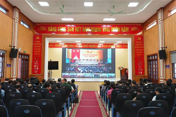 Phường Thành Đông tham dự Hội nghị toàn quốc quán triệt một số Nghị quyết, Chỉ thị của Bộ Chính trị
