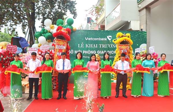 Ngân hàng Vietcombank Chi nhánh Hải Dương khai trương trụ sở mới Phòng giao dịch Thanh Hà