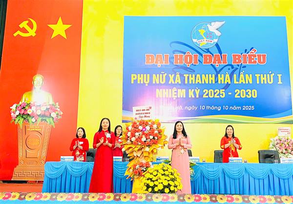 Đại hội đại biểu phụ nữ xã Thanh Hà lần thứ I, nhiệm kỳ 2025-2030