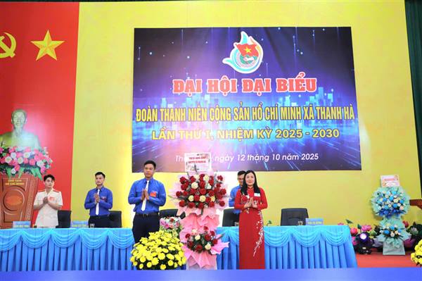 Đại hội đại biểu Đoàn TNCS Hồ Chí Minh xã Thanh Hà lần thứ I, nhiệm kỳ 2025-2030