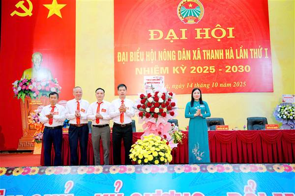 Đại hội đại biểu Hội nông dân xã Thanh Hà lần thứ I, nhiệm kỳ 2025-2030