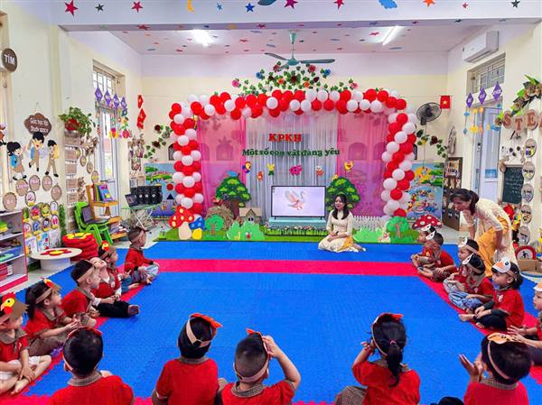 Trường mầm non Thanh Thuỷ tổ chức thành công hội thi giáo viên dạy giỏi cấp trường năm học 2025-2026