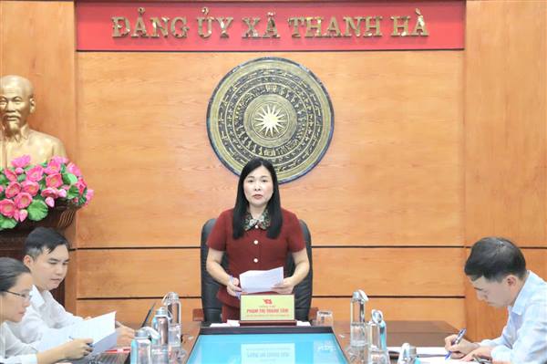 Thường trực HĐND xã Thanh Hà tổ chức hội nghị liên tịch chuẩn bị kỳ họp thứ 3 (kỳ họp chuyên đề) HĐND xã khóa I, nhiệm kỳ 2021-2026