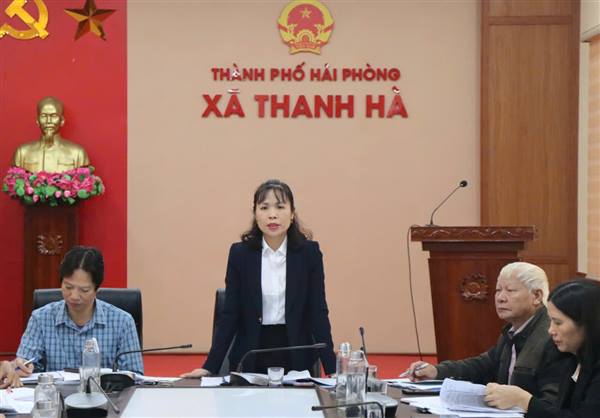 UBND xã Thanh Hà triển khai công tác rà soát hộ nghèo, hộ cận nghèo và xác định hộ làm nông nghiệp có mức sống trung bình năm 2025