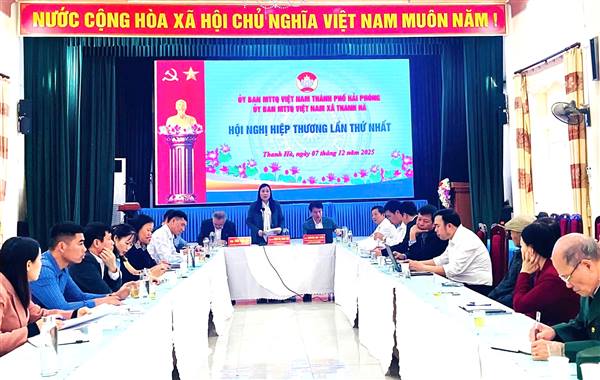 Uỷ ban Mặt trận Tổ quốc xã Thanh Hà tổ chức Hội nghị hiệp thương lần thứ nhất thỏa thuận về cơ cấu, thành phần, số lượng người ứng cử đại biểu HĐND xã khoá I, nhiệm kỳ 2026 – 2031