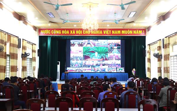 Hội nghị trực tuyến toàn quốc tổng kết công tác phòng, chống tham nhũng, lãng phí, tiêu cực nhiệm kỳ Đại hội XIII của Đảng