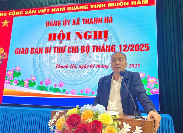 Hội nghị giao ban Bí thư chi bộ tháng 12/2025